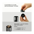 thumbnail image 3 of Brentwood Electric Wine Bottle Opener with Foil Cutter, Vacuum Stopper, and Aerator Pourer, Silver, 3 of 3