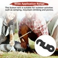 thumbnail image 3 of Uxcell Rope Tensioner Aluminum Alloy [30PCS] - Guyline Cord Adjusters - [Black] Tent Rope Adjuster, 3 of 7