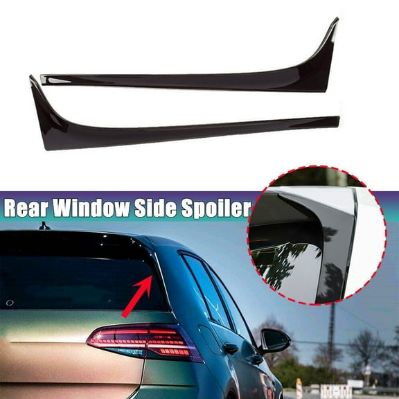 Enhance the Styling for Golf 7 with Carbon Fiber Black Rear for Window Side Auto Accessories