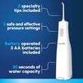 thumbnail image 4 of Wireless fast charging water flosser, battery operated and portable, suitable for travel and home, certified, waterproof can be used in the shower, white-02, packaging may vary, 4 of 4