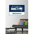 thumbnail image 3 of NFL Seattle Seahawks - Logo 21 Wall Poster with Pushpins, 22.37" x 34", 3 of 6
