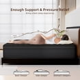 thumbnail image 4 of Mokiiya 14 inch Full Mattress Gel Memory Foam Pocket Innerspring Hybrid Mattress In a Box Medium Firm, Pressure Relief, 4 of 8