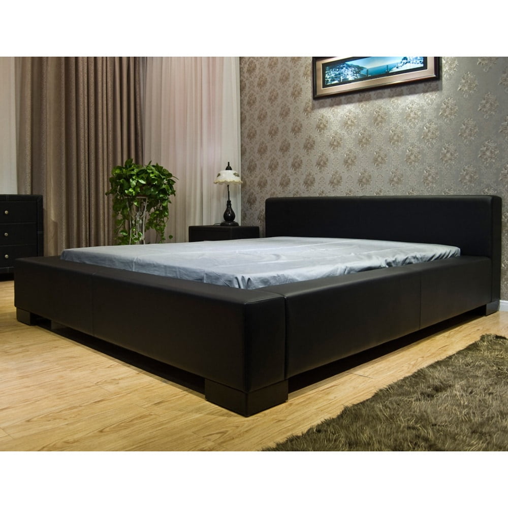Greatime B1142 Modern Platform Bed Queen Black Com