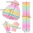 thumbnail image 2 of OGLCCG Kids Winter Hat Gloves Scarf Set,Girls Boys Winter Warm Beanie with Knit Neck Scarf Soft Thick Gloves 3pcs Perfect for Cold Weather 3-10 Years, 2 of 2