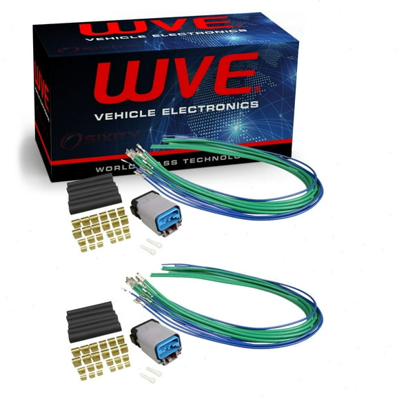 2 pc Wells WVE Tail Light Connectors compatible with Chrysler 300 2011-2014