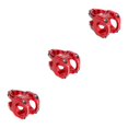 thumbnail image 4 of Dalazy 1/2/3/5 Parts Handlebar Stem - Ensures Long-lasting Performance And Short Handle Handles Are Sensitive red 3PCS, 4 of 6