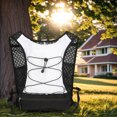 thumbnail image 3 of Mountaineering Vest Bag Breathable Hydration Backpack Hiking Nylon Pouch White (Outdoor Casual Bag), 3 of 10