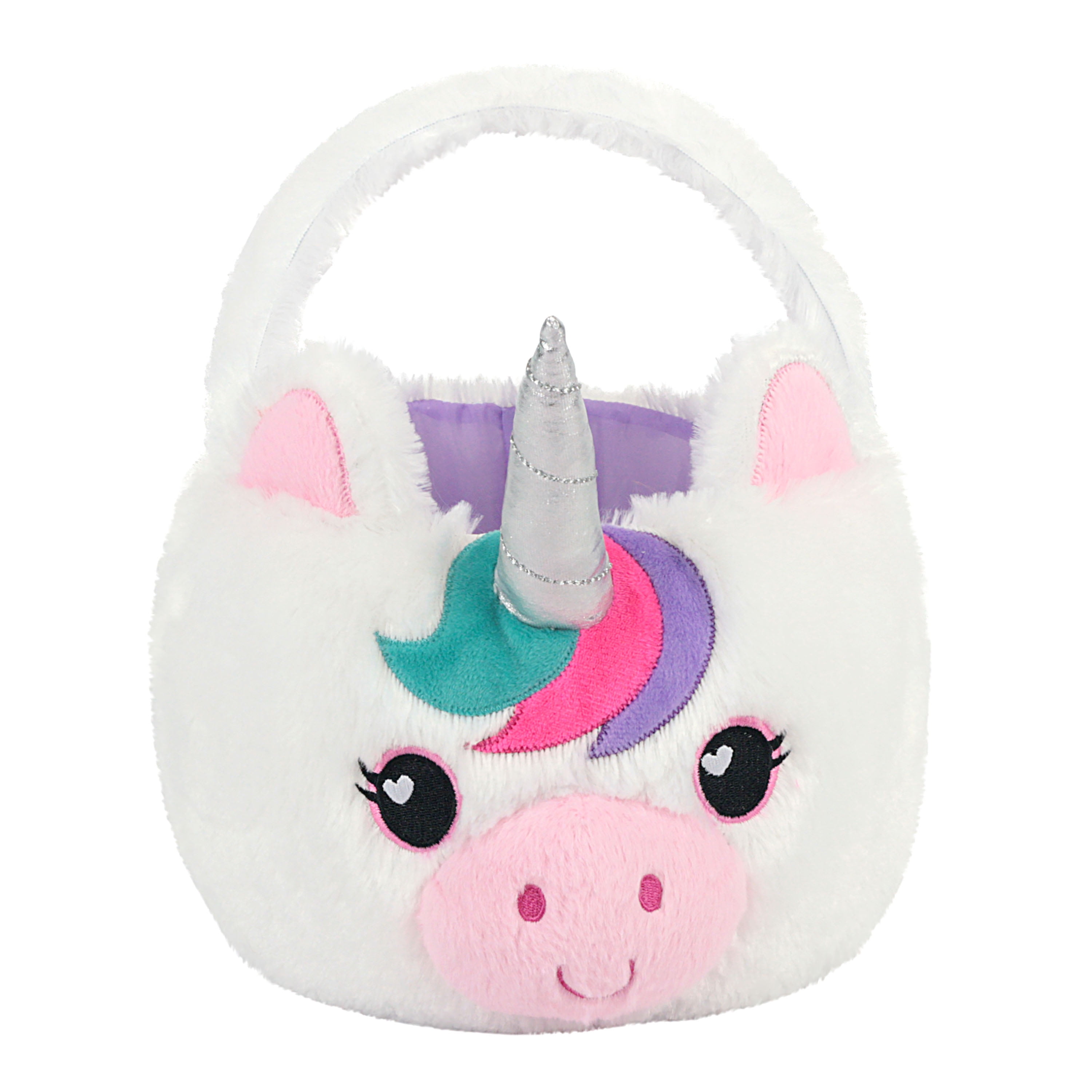 plush unicorn easter basket