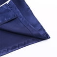 thumbnail image 5 of eczipvz Girls Pajamas Satin Pajama Set Silk Pjs Short Sleeve Sleepwear Loungewear Clothes Set Dark Blue 13-14 Years, 5 of 7