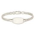 thumbnail image 3 of Auriga Fine Jewelry 925 Sterling Silver Id Bracelet 6 inch for women, 3 of 6