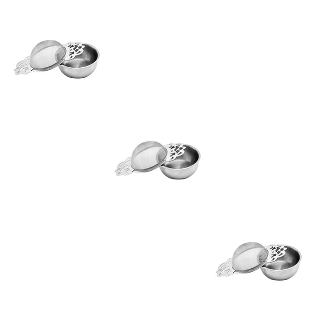Infusor de té de acero inoxidable Injueey reutilizable color plata tipo 1