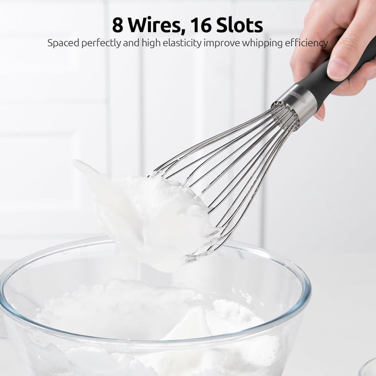 U-Taste Stainless Steel Balloon Whisk, Black photo 5