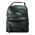 thumbnail image 1 of Mochila casual marca Luxo Brand modelo UNIBELLA de nylon sintética satinado acolchada color verde, 1 of 6