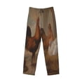 thumbnail image 4 of Daiia Oil Painting Chicken And Duck Men's Sleep Pant with Pockets and Drawstring,Pajama Pants-Large, 4 of 9