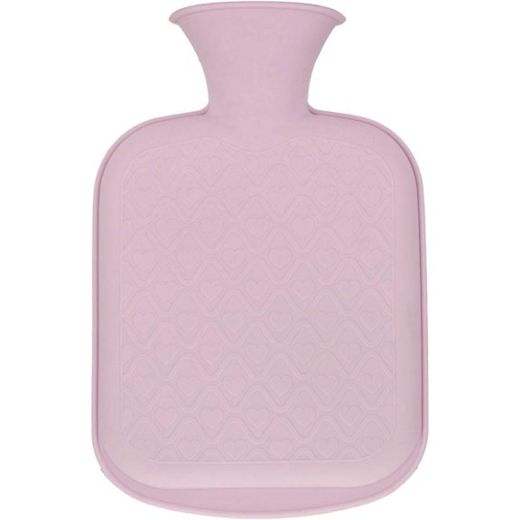 1Pack Soft Hot Water Bottle,Cute Soft Silicone Hot Water Bottle, Heat Preservation for Winter Warm Bed Hands Feet All Parts