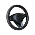 thumbnail image 2 of Moonsky Car Accessories 2024 Car Steering Wheel Cover with Long-lasting PU Leather, Universal 15 Inch Fit for Car Truck SUV, Breathable Slip Auto Steering Wheel Covers for Men and Women Deep Red, 2 of 6