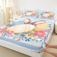 thumbnail image 4 of Erosebridal Cartoon Rabbit Colorful Eggs Full Size Sheets 4-Piece For Kids,Easter Festival Bed Sheets For Boys Girls,Luxury Bedroom Decor, 4 of 5