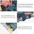 thumbnail image 5 of FORMRS Womens Scarf Winter Soft Long Big Warm Shawls Wrap Tassel Scarves, Pink Floral Flamingo, 5 of 9