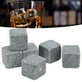 thumbnail image 4 of Juego De Piedras De Whisky De Granito, Piedra Tarta De Hielo De Whisky De 2 Cm Con Bolsa De Franela, Para Vodka De Ginebra De Whisky, Piedras De Reserva Mientras Se Congelan,, 4 of 7