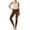 Coffee, variant on Women's Leggings Football Graphic Print 4-Way Stretch Active Workout Pants for Running Casual