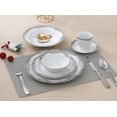 thumbnail image 4 of Lorren Home Trends Ensemble de Dîner Elizabeth, Argent, 4 of 4