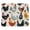 Multicolor 2, variant on PhooArto Comfortable Mouse Pad Roosters and Hens Pattern Desktop Mousepad , 21 x 25 cm Mouse Mat, Non-Slip Rubber Base, Improves Speed and Precision