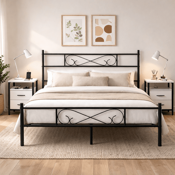 Cama Matrimonial Plegable FurnitureR Matrimonial 197*141.5*80MM Futon 190x140cm