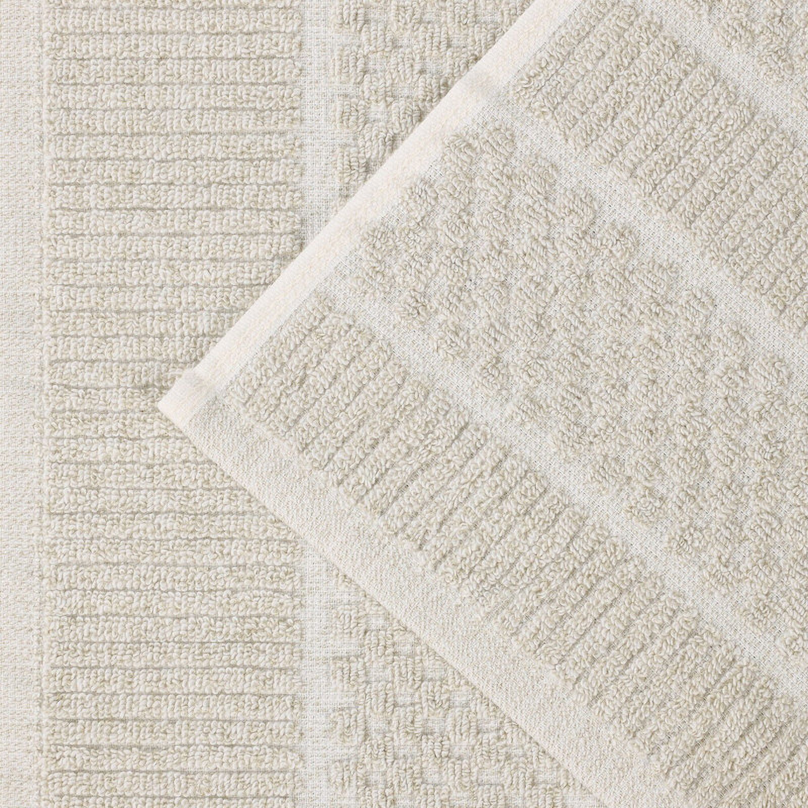 Superior Naples Viscose Cotton Blend Medium Weight Bath Sheets, Set of 2, Beige