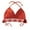 Watermelon Red, variant on Huowey Women Plus Size Print Swim Bra Tops Camis Swimsuit Beachwear Padded Swimwear Pool Bathing Suit Honeymoon Cruise Trendy Wear