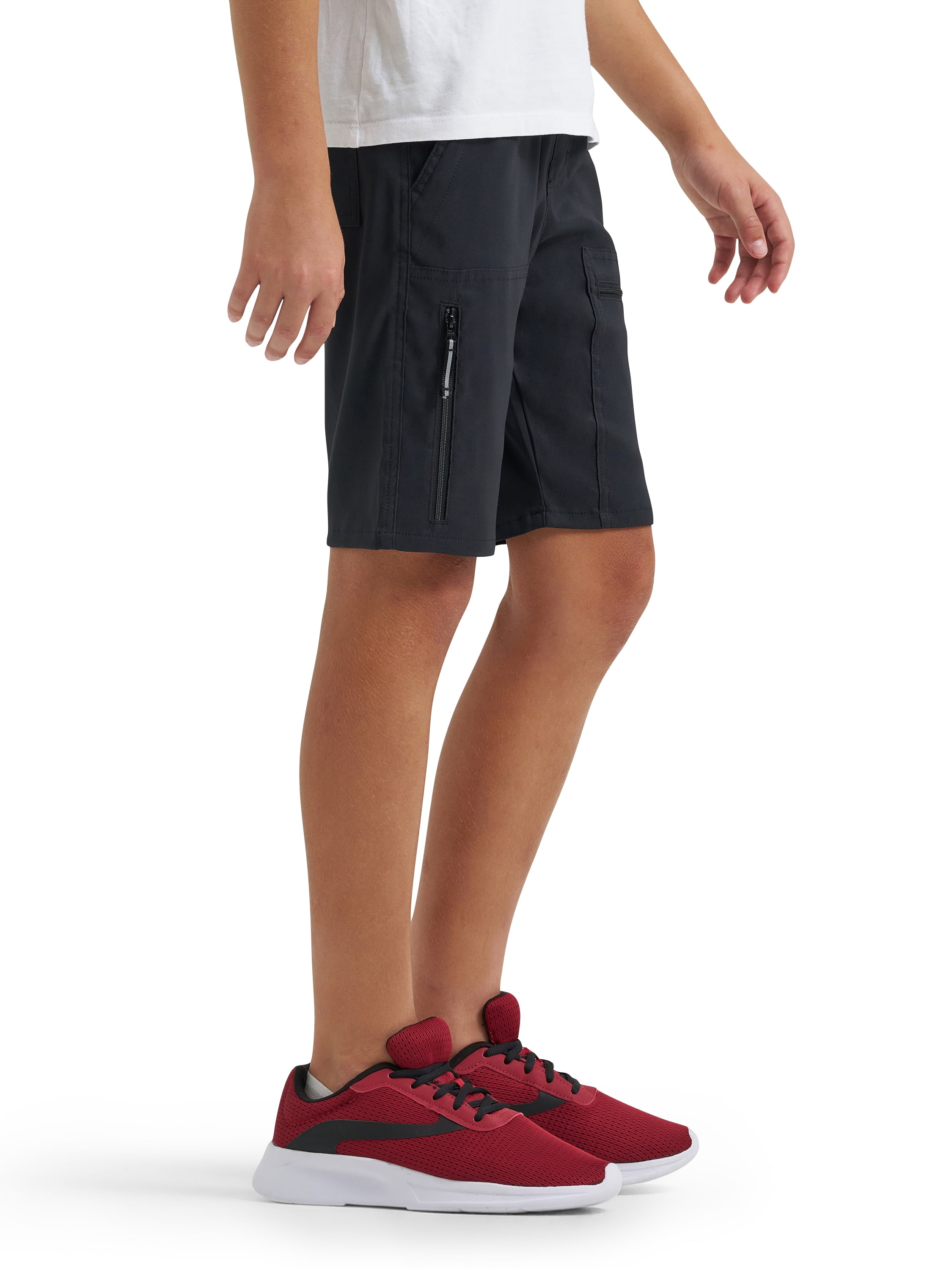 Wrangler® Boy's Tech Cargo Shorts with Screen Cleaner, Sizes XS-2XL & Husky