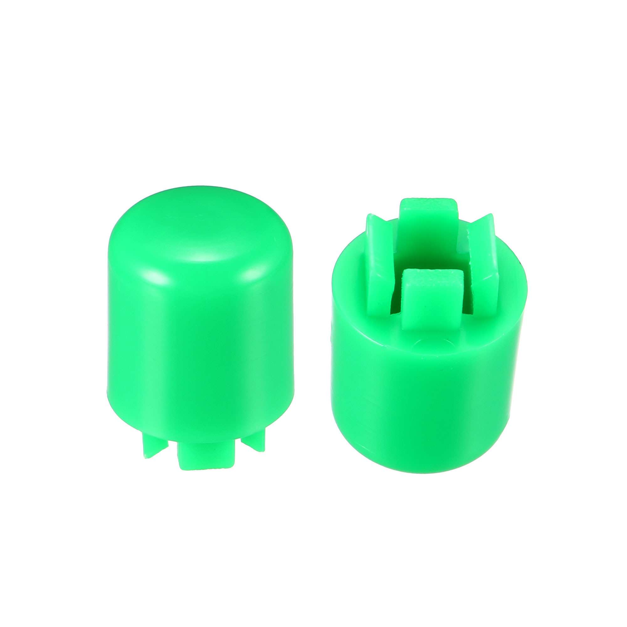 20 Pcs Plastic Pushbutton Tactile Switch Caps Cover Keycaps Green for
