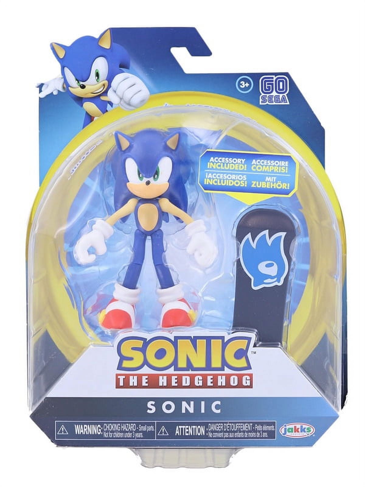 Sonic the Hedgehog ~ CLASSIC SONIC (SERIES 6) ACTION FIGURE w/ACCESSORY