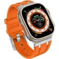 thumbnail image 5 of VeveXiao Luxury Designer Rugged Band for Apple Watch Ultra 2/Ultra Band 49mm 45mm 44mm 42mm, Silicone Strap Waterproof Replacement Band for iWatch iWatch Series 9 8 7 6 5 4 3 2 1 SE, 5 of 9