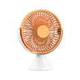 thumbnail image 1 of Ventilador de Escritorio Ventilador de Circulación de Aire Pequeño Y Silencioso con Viento Fuerte Ventilador de Refrigeración Portátil Mini Ventilador Naranja, 1 of 8