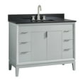 thumbnail image 5 of Avanity EMMA-VS43-DG-C Emma 43" Free Standing Single Vanity Set - Grey, 5 of 5