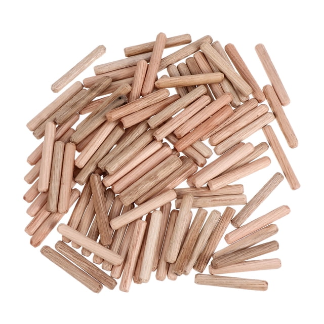 WEUVEB 300pcs Pin Nails Wooden Shaft Connector Hardwood Joint Connection Model Making