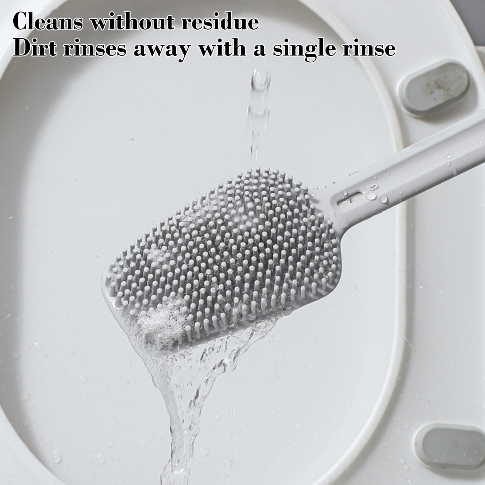Toilet Brush and Holder Set with Drip Tray | Toilet Bowl Brush & Toilet Bowl Cleaner Brush Combo | Bathroom Cleaning Organizer | Strong Bristles | Easy Maintenance | Xuniizn