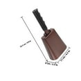 thumbnail image 2 of CRILSTYLEO 2Pcs Loud Cow Bells Cheering Bell Cowbells for Outdoor Celebrations, 2 of 8