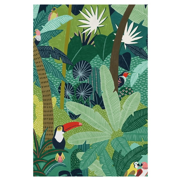 Tropical Aves by Kristine Hegre Canvas Art Print