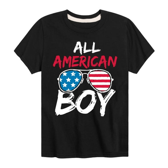 Instant Message - All American Boy - Toddler & Youth Short Sleeve Graphic T-Shirt