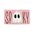 thumbnail image 3 of Aurorax Door Mats for Outside Entry Doorway,Non Slip Holiday Halloween Doormats for Outdoor,Pink Ghost Decor for Halloween Home, 3 of 7