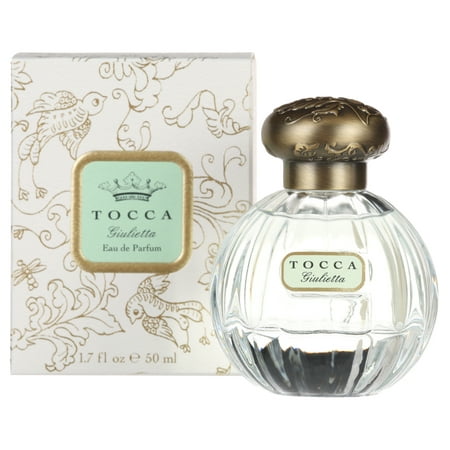 Giulietta by Tocca for Women - 1.7 oz EDP Spray Launched by the design house of Tocca in the year 2009  Giulietta Eau De Parfums is a floral fruity fragrance. This romantic muse parfum will keep you feeling youthful and feminine. It has a light apple and pink floral scent..