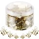 thumbnail image 1 of Kearding Clip de suministros de oficina de 150 piezas, accesorios para estudiantes resistentes al desgaste, organizador de papel, Clips para carpetas de Almacenamiento y organización del hogar Oro Kearding HA062971-01, 1 of 6