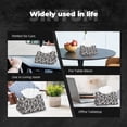 thumbnail image 7 of Xecao Lilies Flowers Print Tissue Box Cover,Modern PVC Leather Square Tissue Box Holder for Creative Decorative, 7 of 7