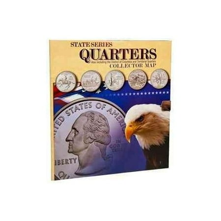 State Series Quarters Collector Map: Also Including the District of Columbia and Territorial Quarters