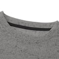 thumbnail image 6 of Men's Waffle Knit Sweater Crewneck Pullover Sweaters, 6 of 8
