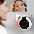 thumbnail image 3 of Escritorio portátil Space Heater Hot Air de doble uso montado en la pared, 3 of 5