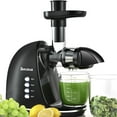 thumbnail image 1 of Slow Masticating Juicer,Brecious Cold Press Juicers with 2 Speed Modes & Quiet Motor,Juicers Machines Vegetable and Fruit with Reverse Function,Celer, 1 of 9