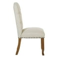 thumbnail image 3 of OSP Home Furnishings Jessica Tufted Dining Chair in Linen Fabric, 3 of 8