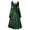 /c21Green66, variant on Huowey Halloween For Women Vampire Gothic Dresses LaceâUp Waist Fancy Cosplay Party Gown Square Neck Long Sleeve Elegant Halloween Dress,Blue,L